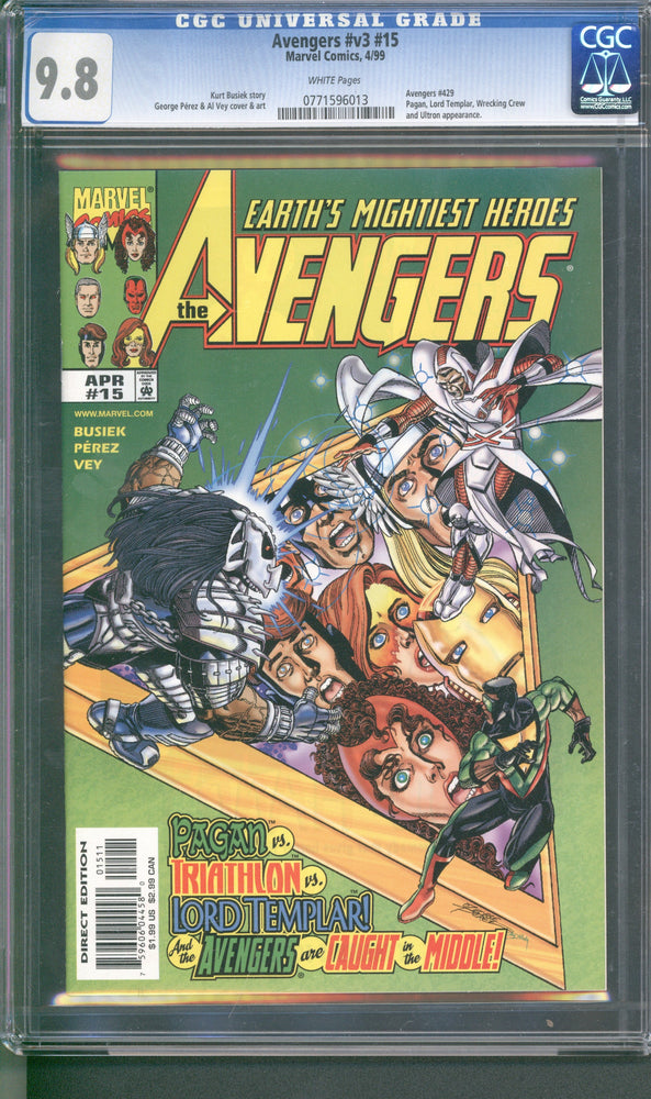 Avengers #v3 #15 (4/99) Graded CGC 9.8 (Online Order Only)