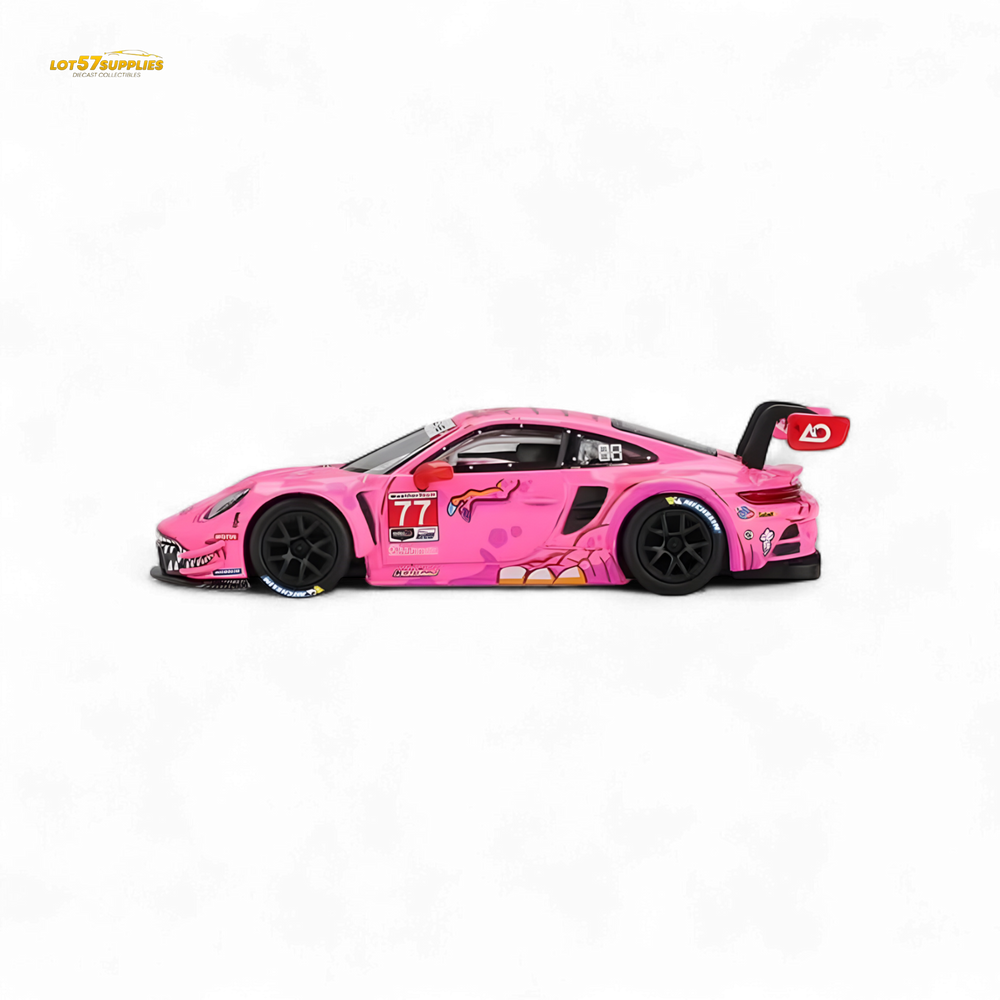(Pre-Order) Mini-GT Porsche 911 GT3 R #77 AO Racing ROXY IMSA Road America 2024 - 1:64 (ONLINE ORDER ONLY)