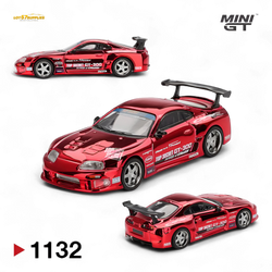 (Pre-Order) Mini-GT Toyota Supra (A80) Top Secret GT-300 - Top Secret Red Chrome 1:64 #1132 (ONLINE ORDER ONLY)