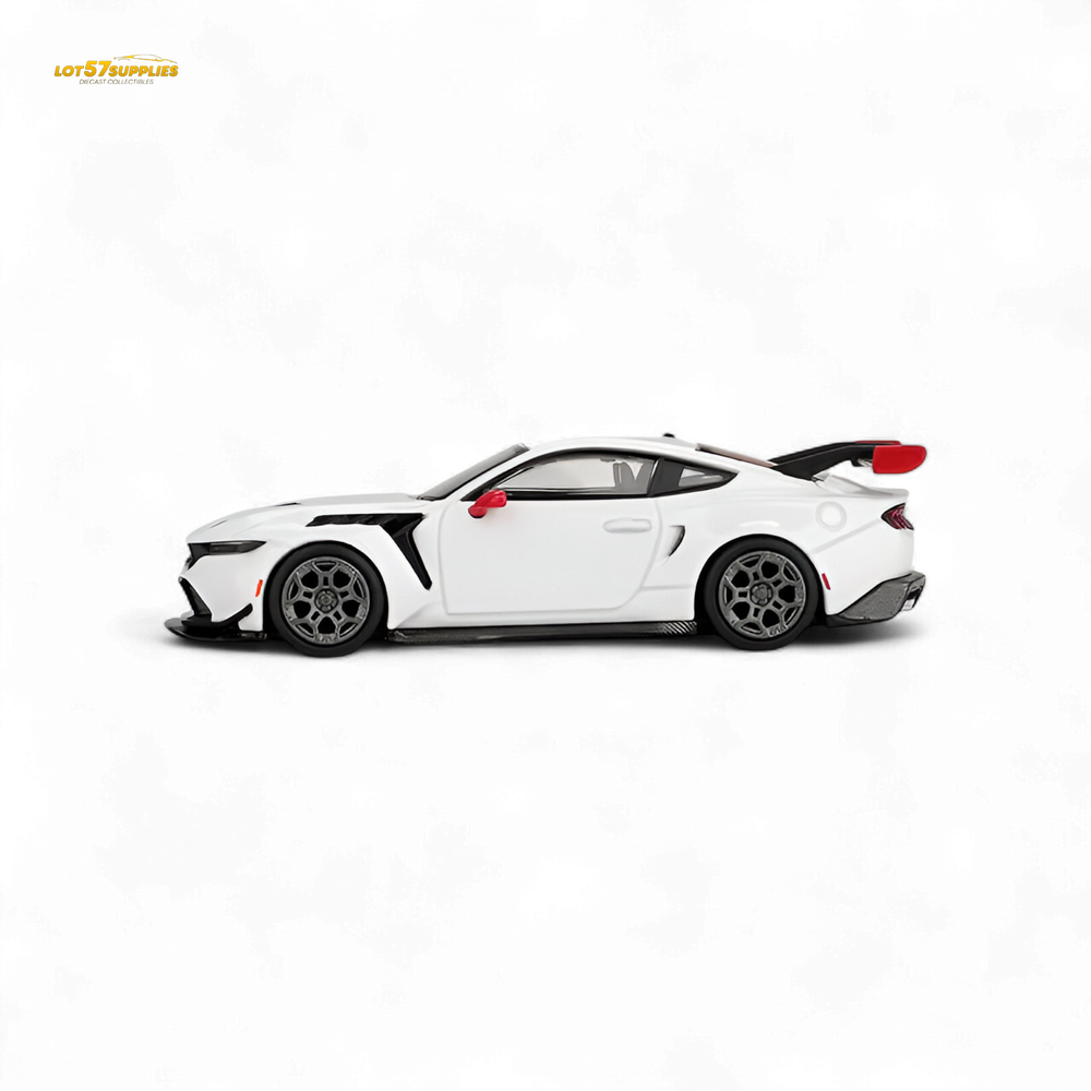 (Pre-Order) MiniGT Ford Mustang GTD Spirit of America - White 1:64 (ONLINE ORDER ONLY)