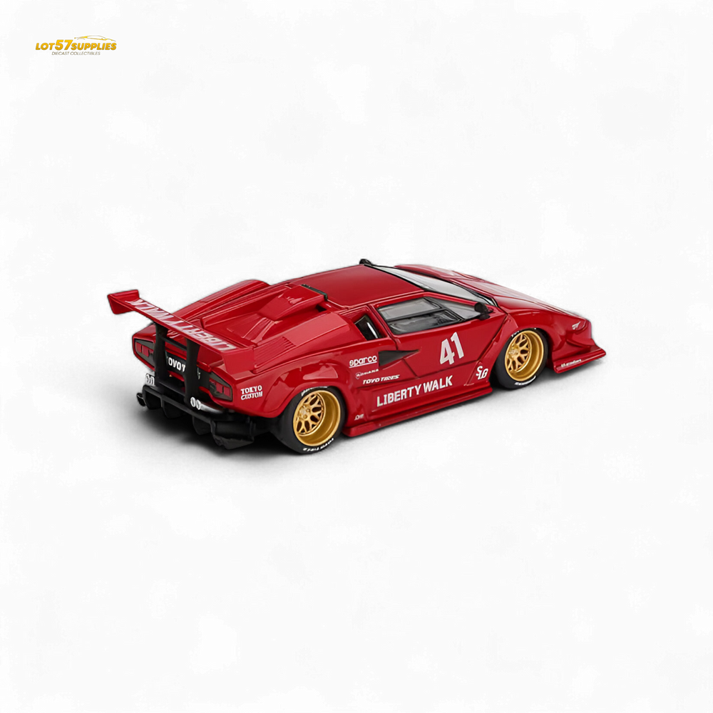 (Pre-Order) MiniGT Lamborghini Countach LB-WORKS Red 1:64 (ONLINE ORDER ONLY)