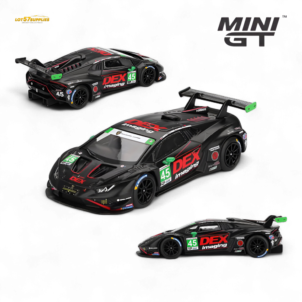 (Pre-Order) MiniGT Lamborghini Huracan STO2 LB 645 DEX Imaging 2024 IMSA Daytona 24 Hrs 1:64 (ONLINE ORDER ONLY)