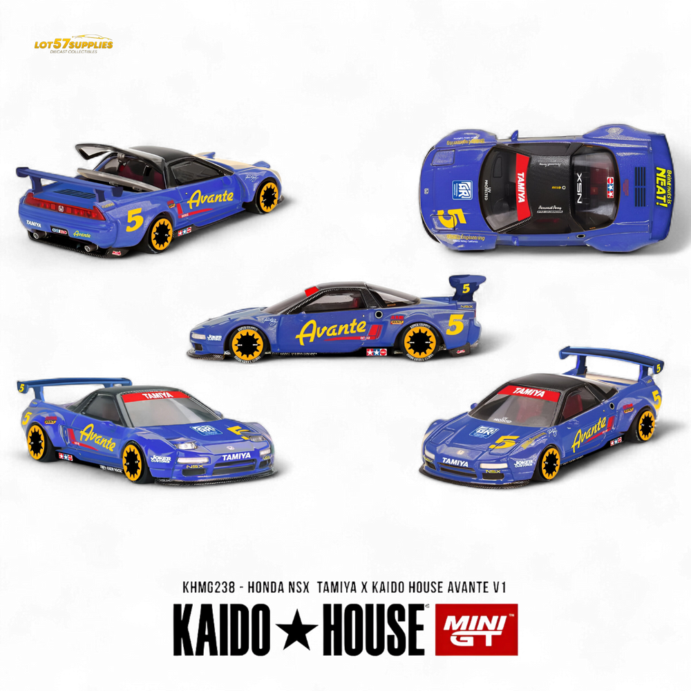 (Pre-Order) KAIDO Honda NSX TAMIYA x KAIDO HOUSE AVANTE V1 1:64 (ONLINE ORDER ONLY)