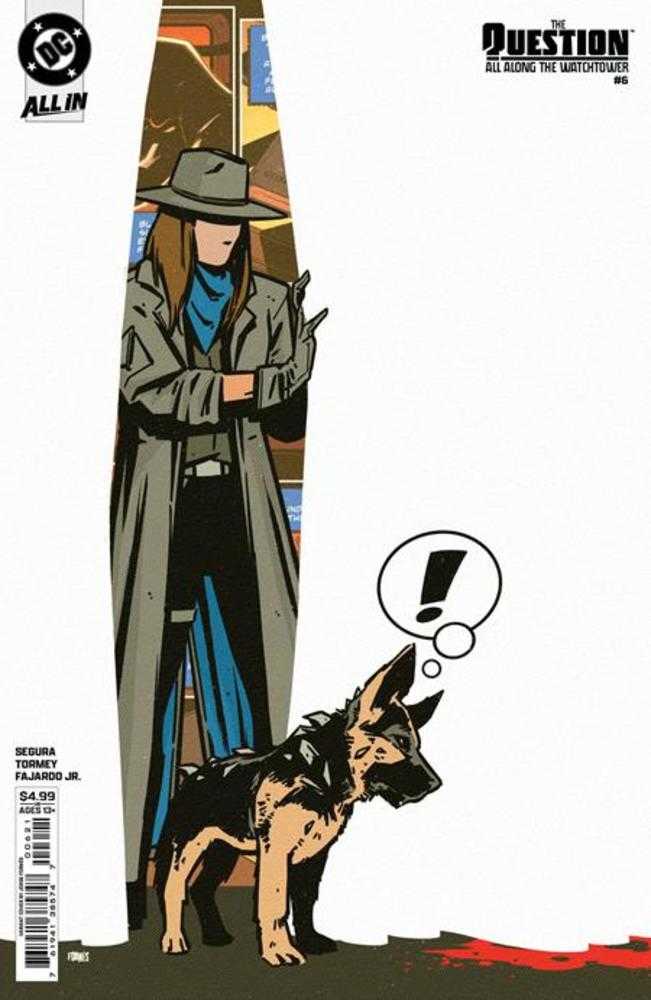 Question All Along The Watchtower #6 (Of 6) Cover B Jorge Fornes Card Stock Variant (Online Order Only)
