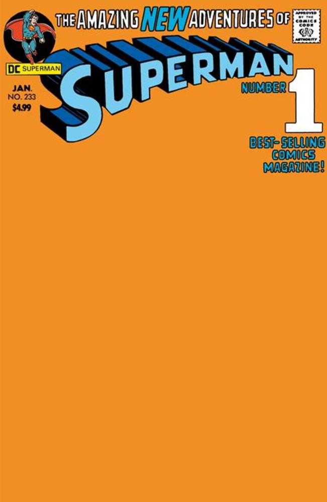 Superman #233 Facsimile Edition Cover D Blank Variant (Online Order Only)