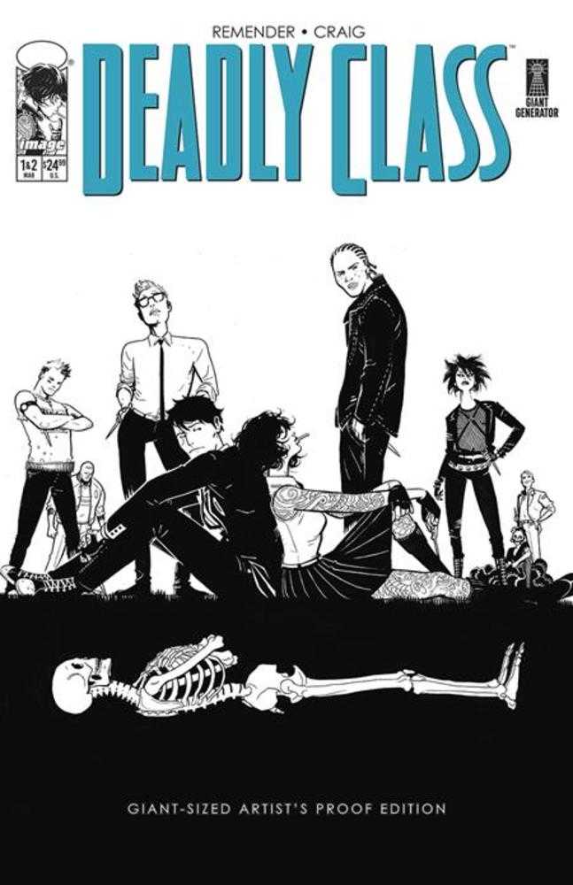 Deadly Class Giant Sized Artists Proof Edition Cover A Wes Craig (Mature) (Online Order Only)