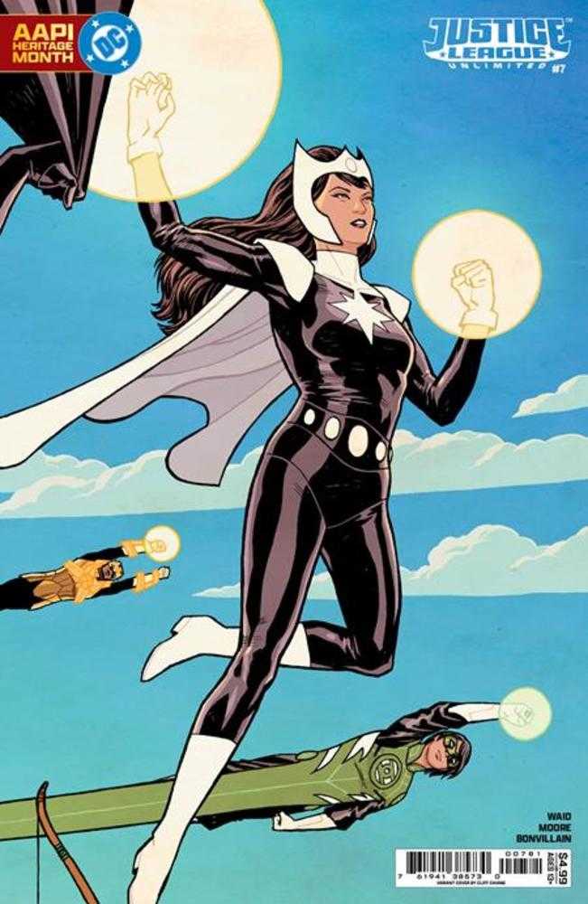 Justice League Unlimited #7 Cover F Cliff Chiang Aapi Heritage Month Connecting Card Stock Variant (We Are Yesterday) (Online Order Only)