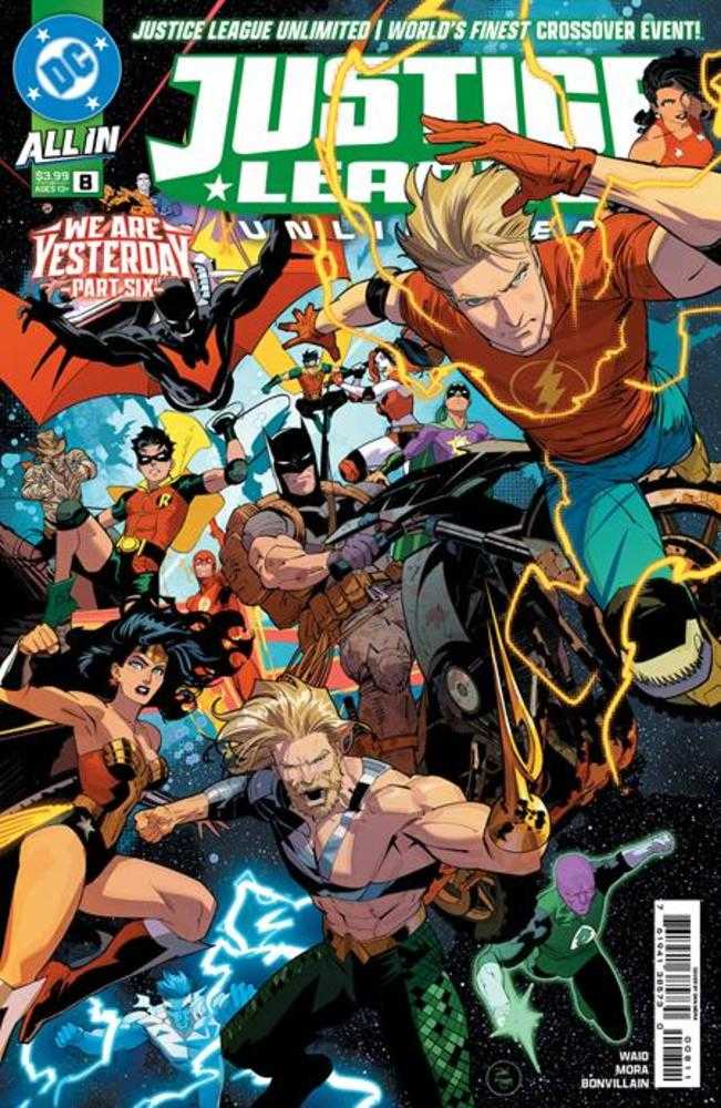 Justice League Unlimited #8 Cover A Dan Mora Connecting (We Are Yesterday) (Online Order Only)