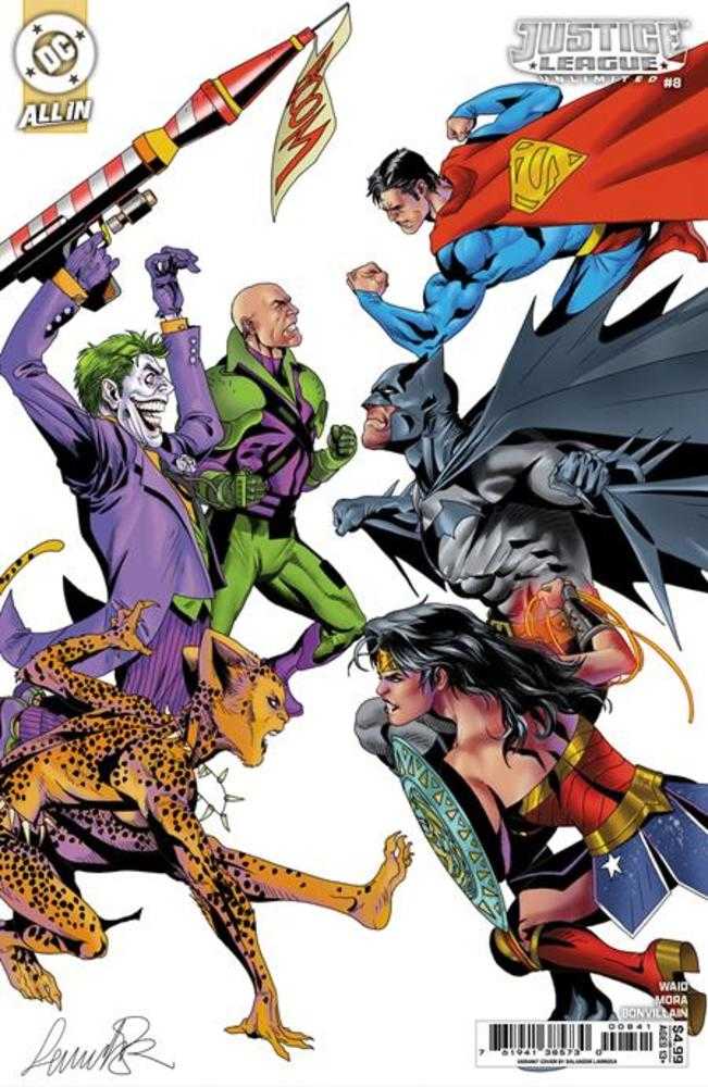 Justice League Unlimited #8 Cover D Salvador Larroca Card Stock Variant (We Are Yesterday) (Online Order Only)