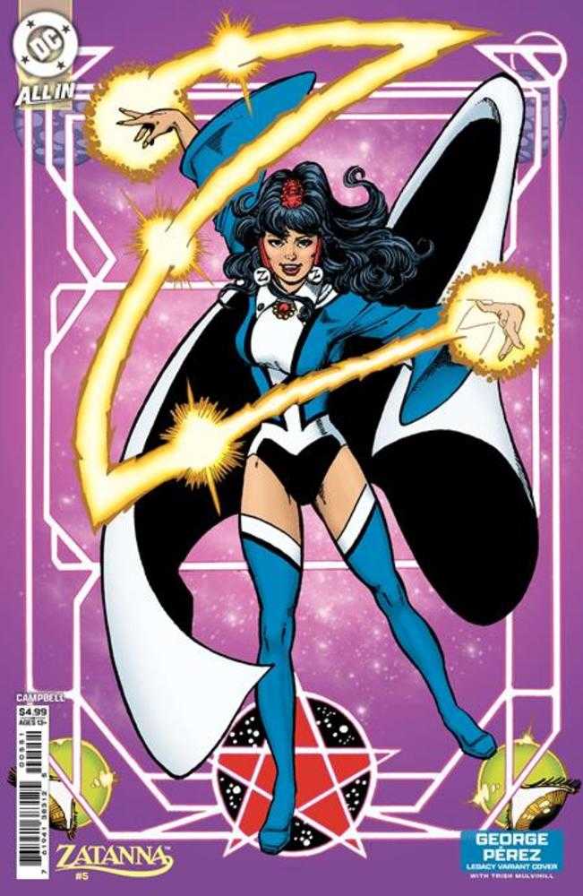 Zatanna #5 (Of 6) Cover D George Perez Legacy Card Stock Variant (Online Order Only)