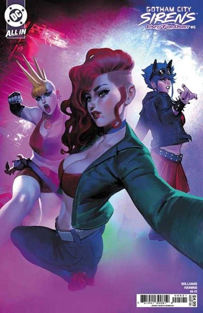 Gotham City Sirens Unfit For Orbit #5 (Of 5) Cover B Noobovich Card Stock Variant (ONLINE ORDER ONLY)