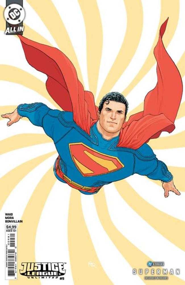 Justice League Unlimited #9 Cover F Frank Quitely Superman Movie Card Stock Variant (We Are Yesterday) (ONLINE ORDER ONLY)