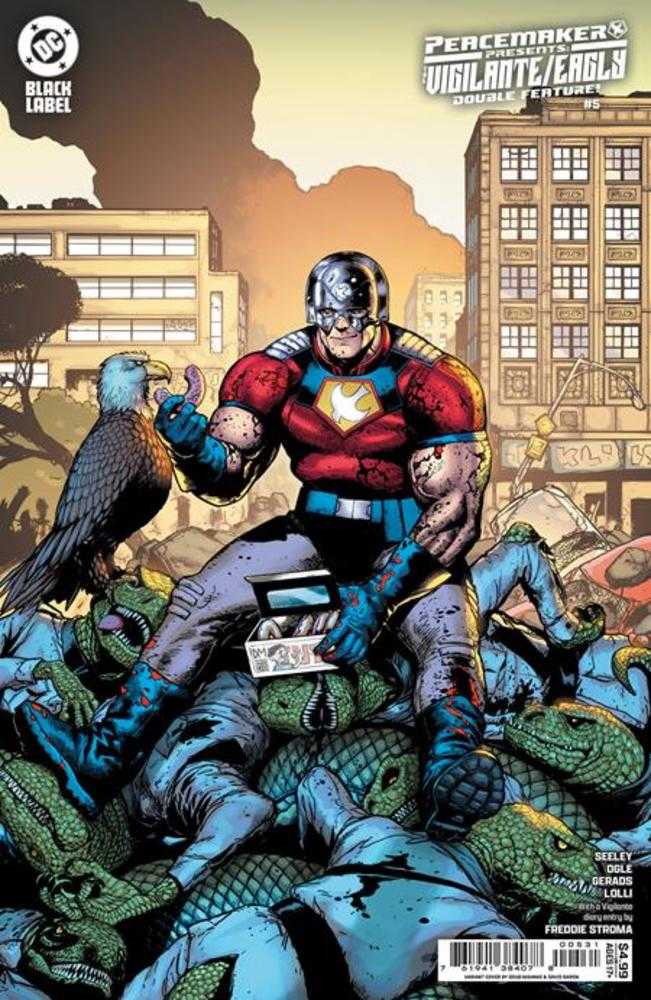 Peacemaker Presents The Vigilante Eagly Double Feature #5 (Of 5) Cover C Doug Mahnke Card Stock Variant (Mature) (ONLINE ORDER ONLY)