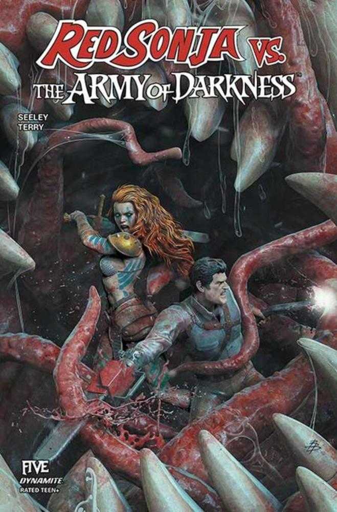 Red Sonja vs Army Of Darkness #5 Cover A Bjorn Barends (ONLINE ORDER ONLY)