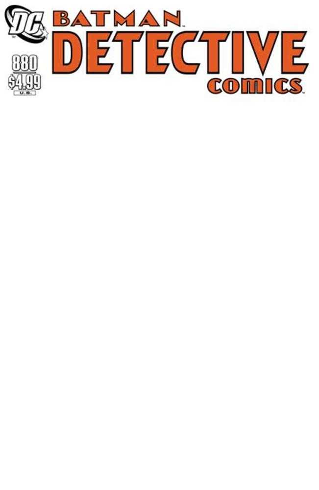 Detective Comics #880 Facsimile Edition Cover D Blank Variant (ONLINE ORDER ONLY)