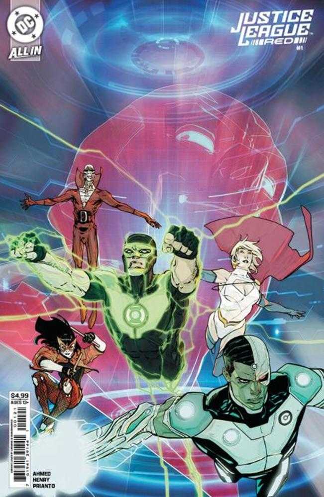 Justice League Red #1 (Of 6) Cover B Carmine Di Giandomenico Card Stock Variant (ONLINE ORDER ONLY)