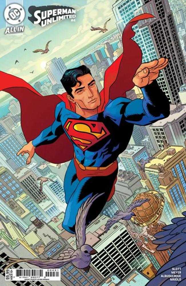 Superman Unlimited #4 Cover C Hayden Sherman Card Stock Variant (ONLINE ORDER ONLY)