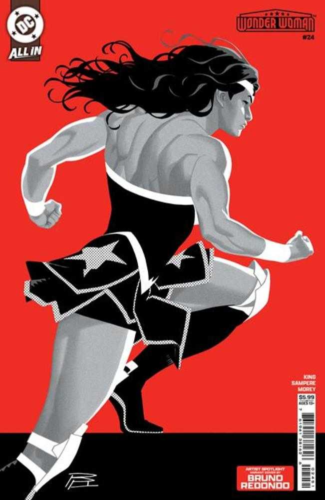 Wonder Woman #24 Cover D Bruno Redondo Artist Spotlight Card Stock Variant (ONLINE ORDER ONLY)
