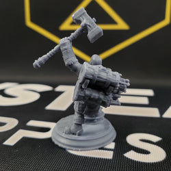 Lochren Ishtrak Hammerfist, Dwarven Blacksmith (Male Dwarf Barbarian) (Online Order Only)