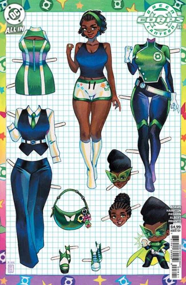 Green Lantern Corps #8 Cover B Rian Gonzales Card Stock Variant (Starbreaker Supremacy) (ONLINE ORDER ONLY)