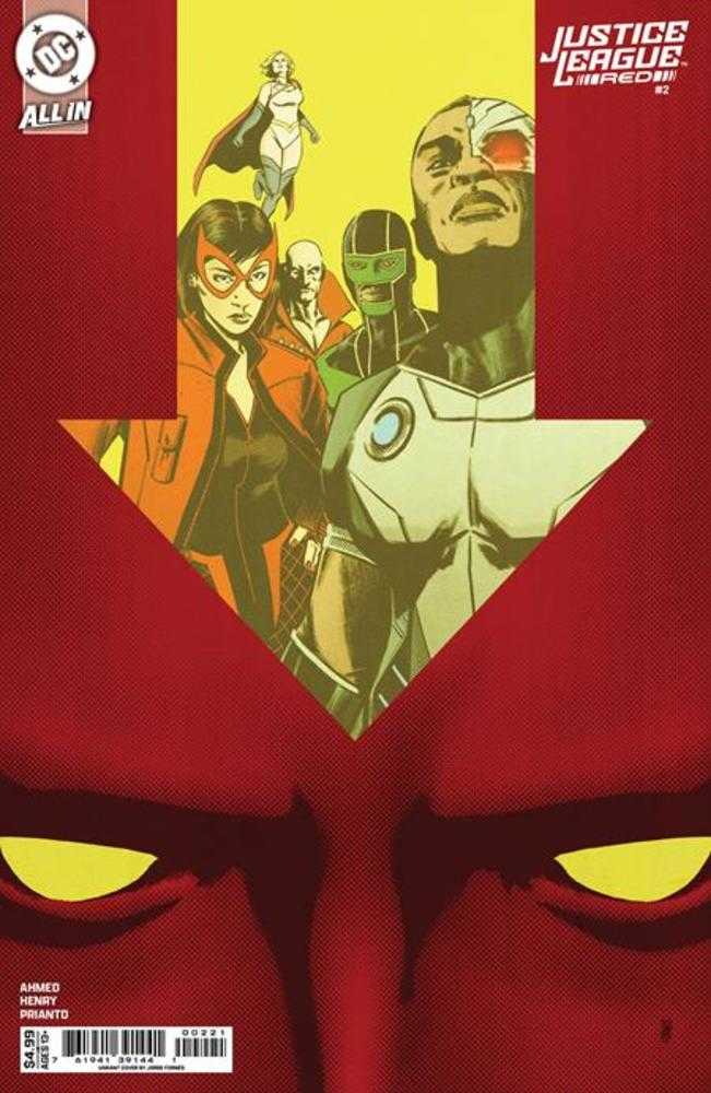 Justice League Red #2 (Of 6) Cover B Jorge Fornes Card Stock Variant (ONLINE ORDER ONLY)