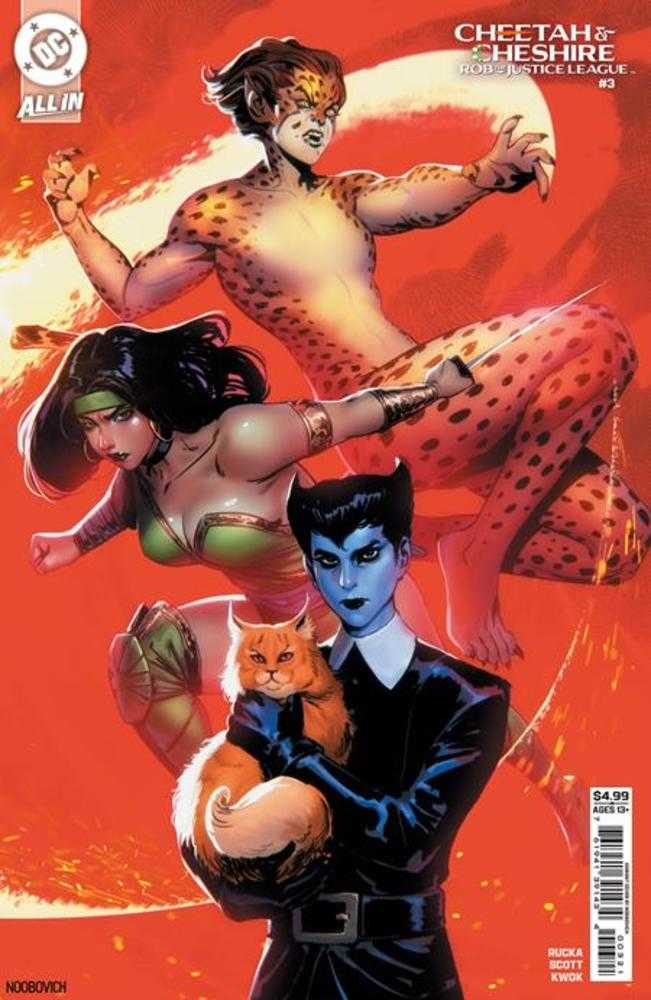 Cheetah And Cheshire Rob The Justice League #3 (Of 6) Cover C Noobovich Card Stock Variant (ONLINE ORDER ONLY)