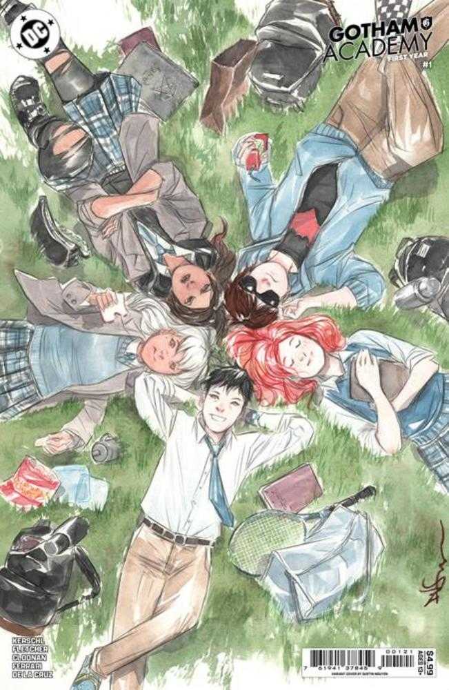 Gotham Academy First Year #1 (Of 6) Cover B Dustin Nguyen Card Stock Variant (ONLINE ORDER ONLY)