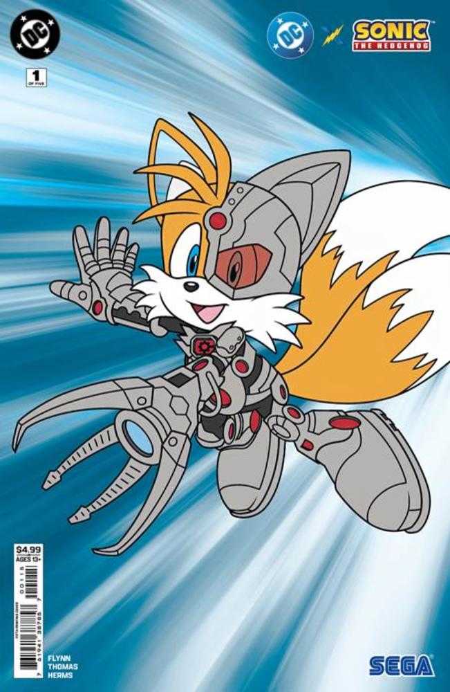 DC X Sonic The Hedgehog #1 (Of 5) 5th Print Cyborg Card Stock Cover (ONLINE ORDER ONLY)