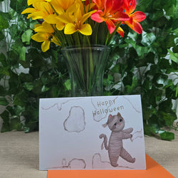 Halloween Cat Mummy Card (ONLINE ORDER ONLY)
