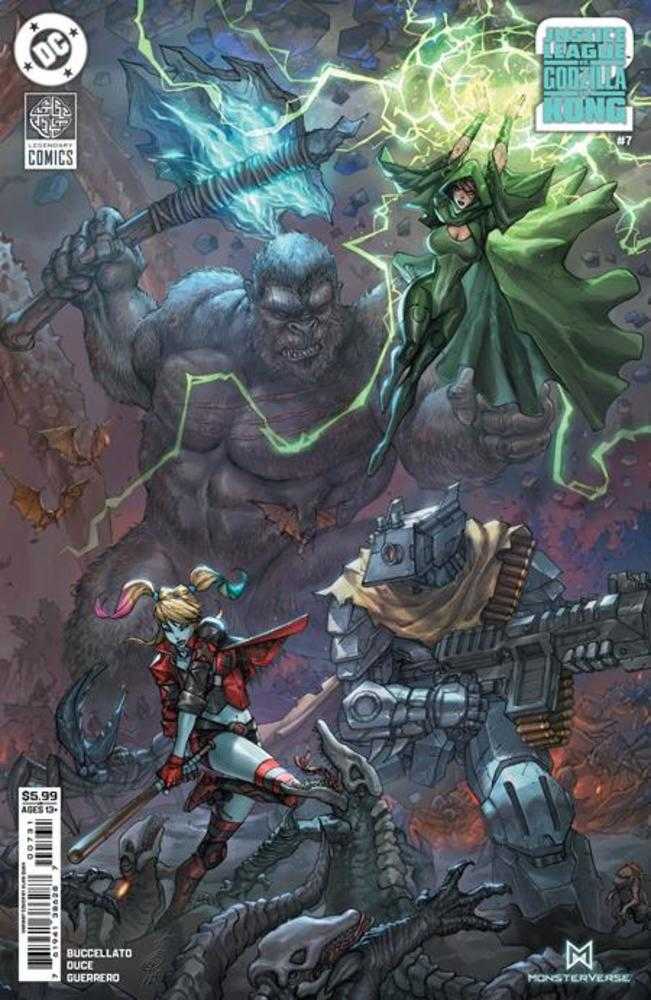 Justice League vs Godzilla vs Kong 2 #7 (Of 7) Cover C Alan Quah Card Stock Variant (ONLINE ORDER ONLY)