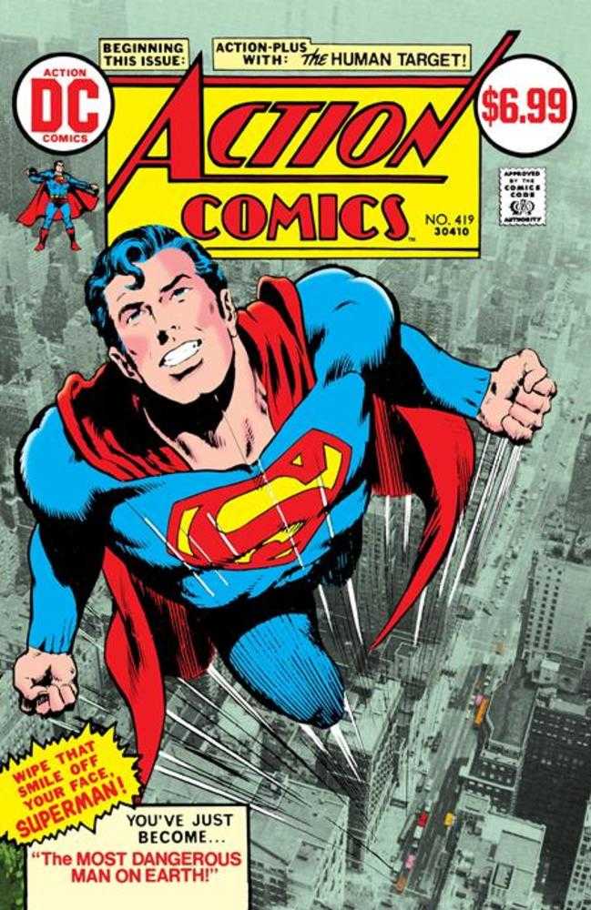 Action Comics #419 Facsimile Edition Cover B Neal Adams Foil Variant (ONLINE ORDER ONLY)