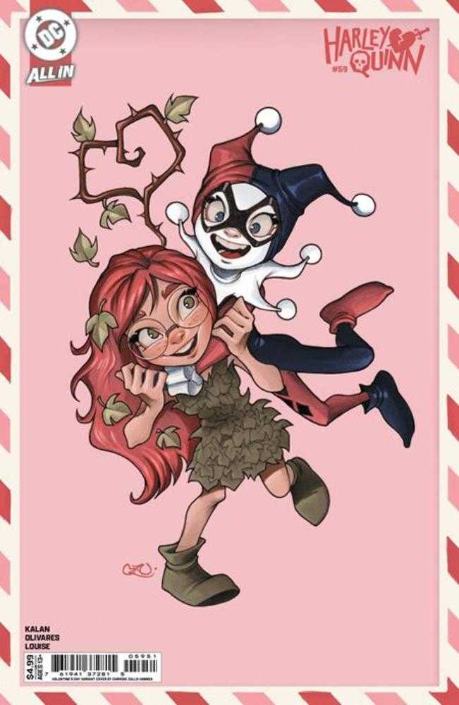 Harley Quinn #59 Cover E Chrissie Zullo Valentines Day Card Stock Variant (ONLINE ORDER ONLY)