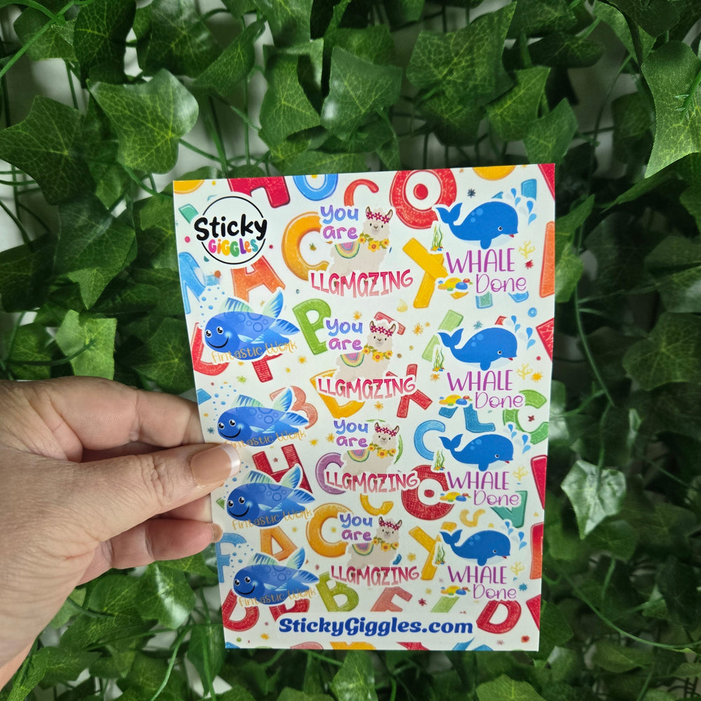 Teacher Classroom Sticker Sheets (ONLINE ORDER ONLY)