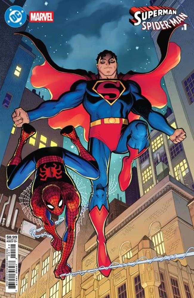 DC Marvel Superman Spider-Man #1 (One Shot) Cover L Arthur Adams Card Stock Variant (ONLINE ORDER ONLY)