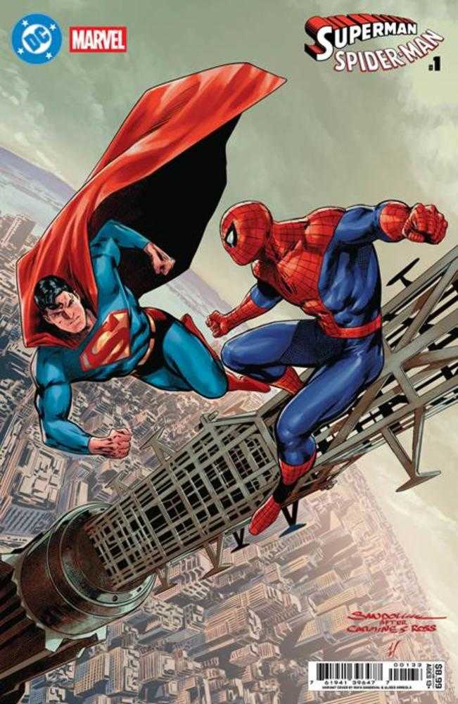 DC Marvel Superman Spider-Man #1 (One Shot) Cover S Rafa Sandoval Card Stock Variant (ONLINE ORDER ONLY)