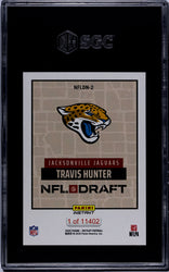 Graded 2025 Panini Instant Travis Hunter #NFLDN2 NFL Draft Night Rookie RC Football Card SGC 10 Gem Mint