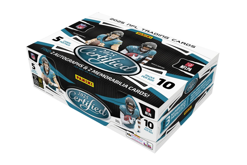 2025 Panini Certified NFL Hobby Box (ONLINE ORDER ONLY)