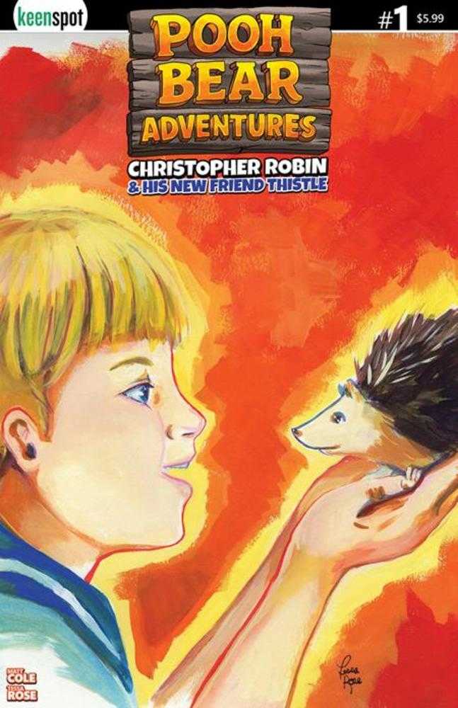 Pooh Bear Adventures Christopher Robin & His New Friend Thistle #1 (One Shot) Cover B Tessa Rose Fast Friends Variant