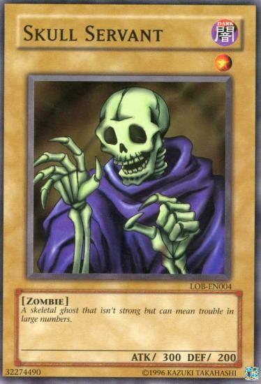 Skull Servant [LOB-EN004] Common (ONLINE ORDER ONLY)