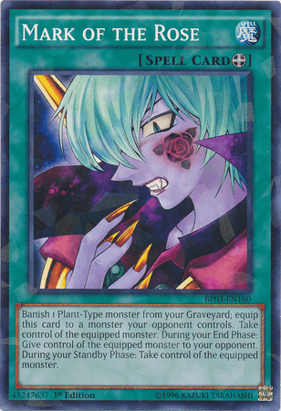 Mark of the Rose [BP03-EN160] Shatterfoil Rare (ONLINE ORDER ONLY)