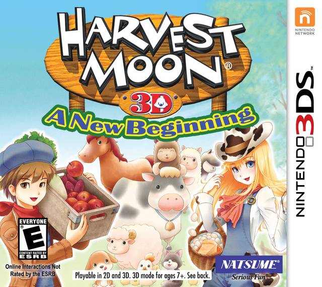 Harvest Moon 3D: A New Beginning (Nintendo 3DS) (ONLINE ORDER ONLY)