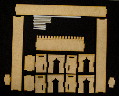 28mm Temple Walls (MDF) - 28MMDF160-2 (Online Order Only)