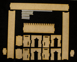 28mm Temple Walls (MDF) - 28MMDF160-2 (Online Order Only)