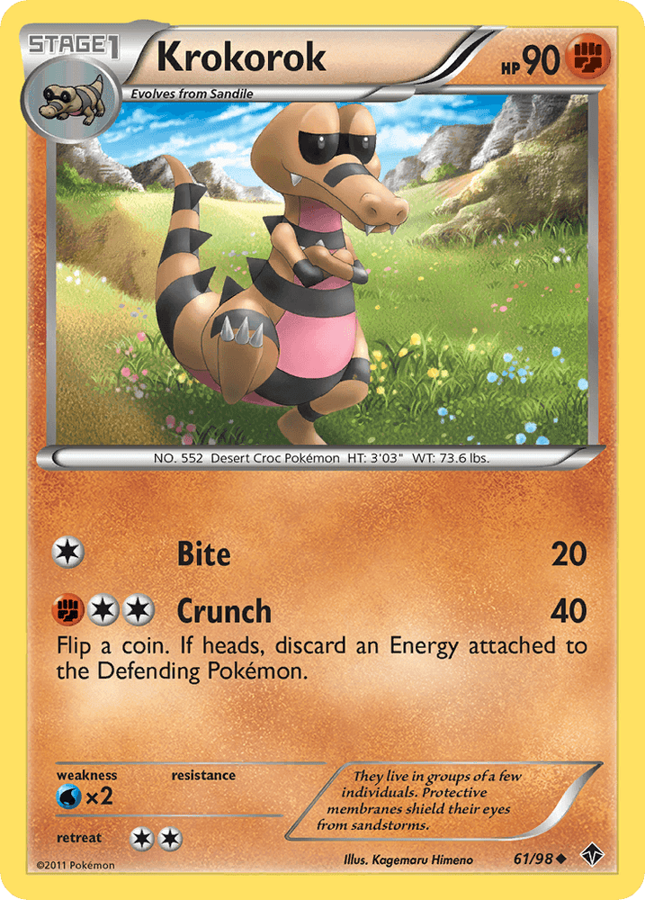 Krokorok (61/98) [Black & White: Emerging Powers] (Online Only)