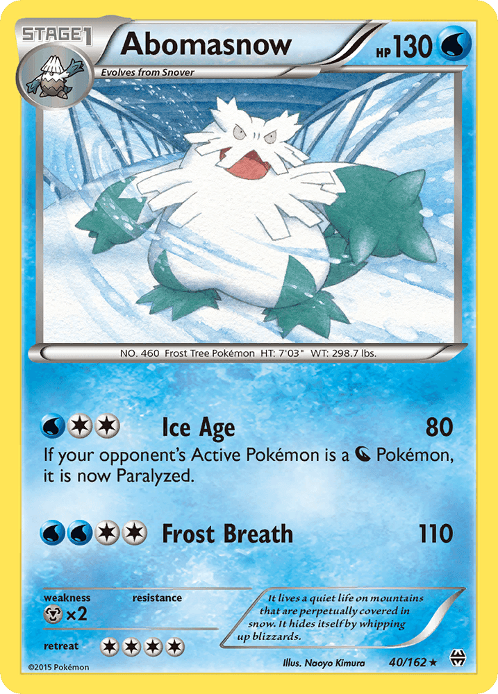 Abomasnow (40/162) [XY: BREAKthrough] (Online Only)