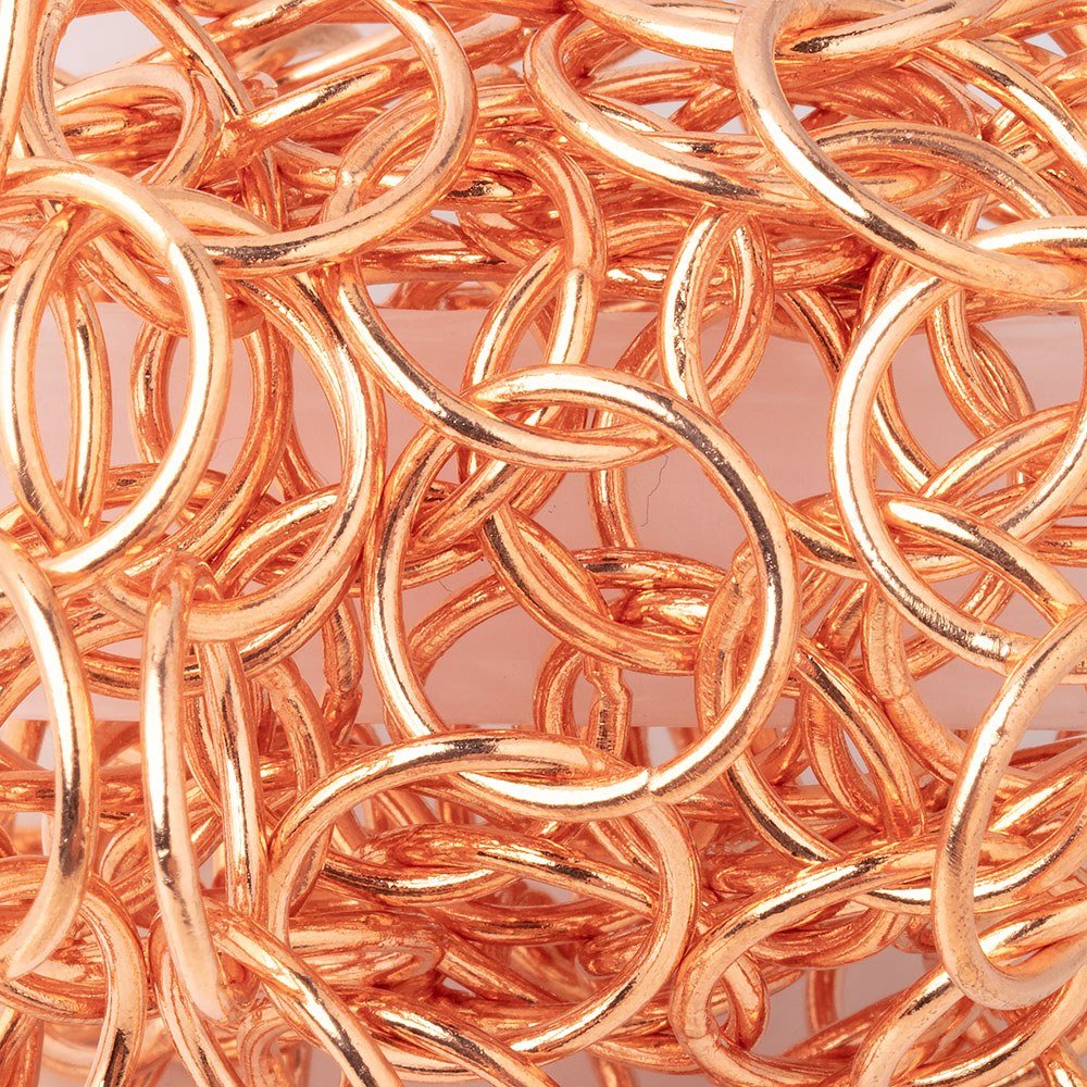 20mm Copper Plain Round Link Chain (ONLINE ORDER ONLY)