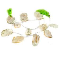 20x12-33x24mm Moon Rise Drusy Freeform Beads 11 pieces (ONLINE ORDER ONLY)