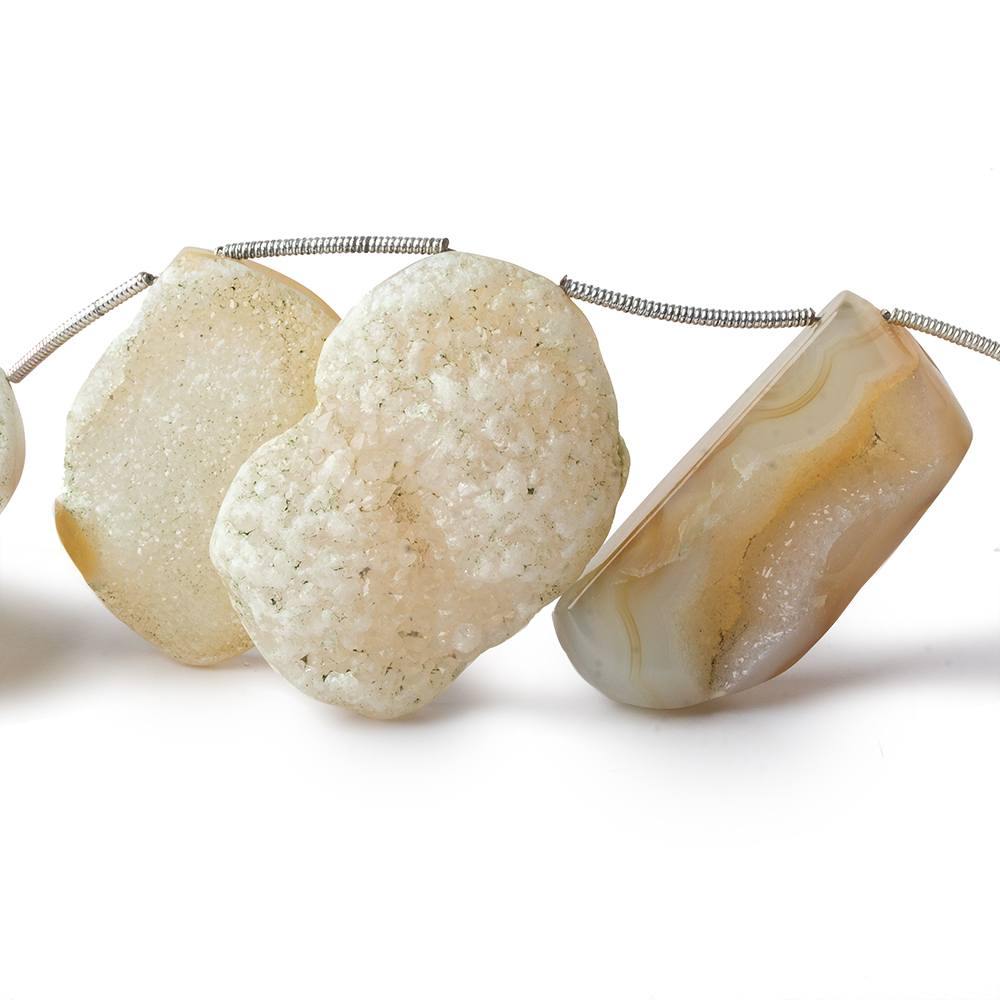 20x12-33x24mm Moon Rise Drusy Freeform Beads 11 pieces (ONLINE ORDER ONLY)