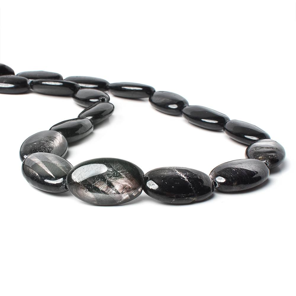 20x12mm Hypersthene plain oval beads 16 inch 20 pieces AA (ONLINE ORDER ONLY)