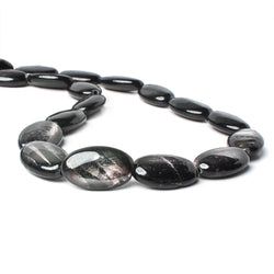 20x12mm Hypersthene plain oval beads 16 inch 20 pieces AA (ONLINE ORDER ONLY)